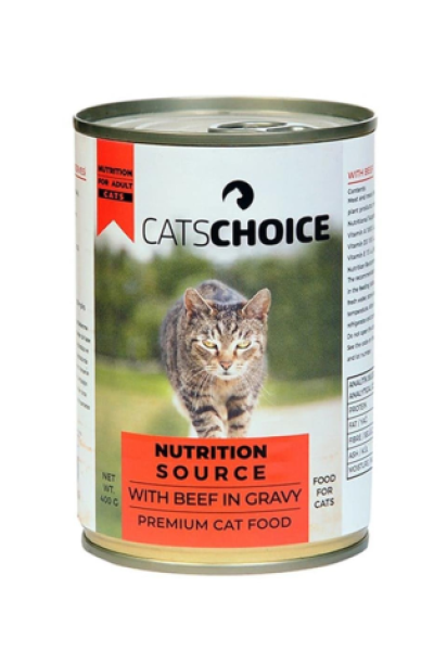 CATSCHOICE KEDİ MAMASI BİFTEKLİ 400 GR